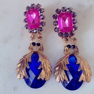Betsey Johnson statement earrings